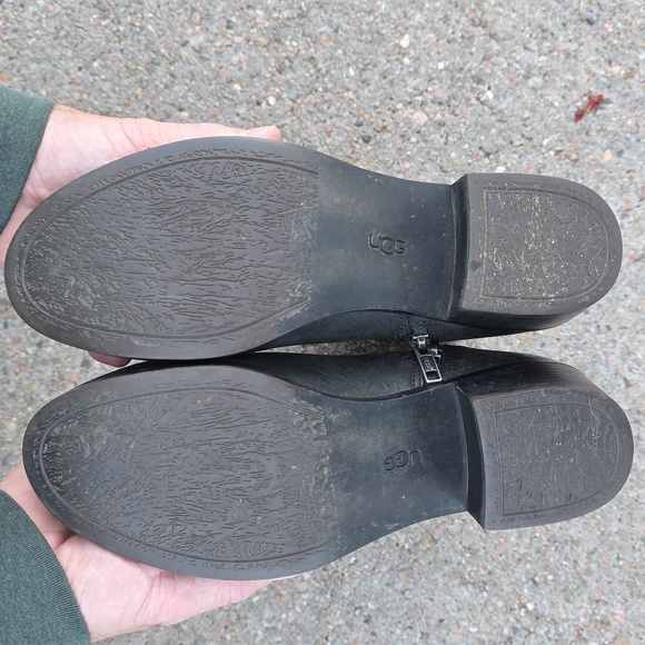 UGG Lula Mae Black & Brown Boots Size 8 - Picture 11 of 12